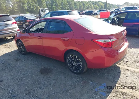 2015 Toyota Corolla S Plus из США, поврежденный, VIN 5YFBURHE8FP353456